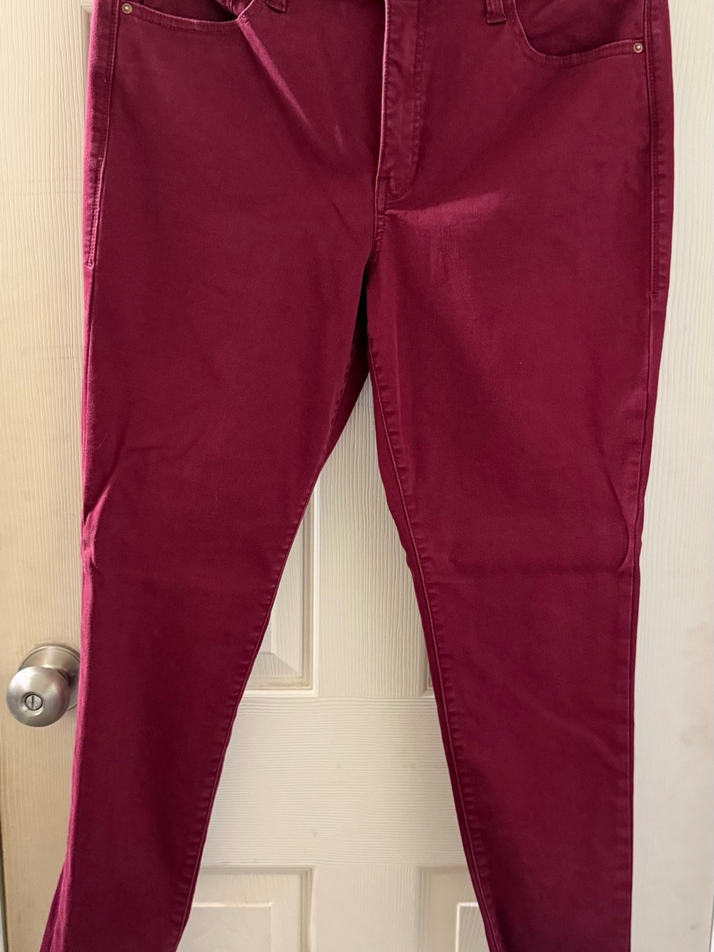 LuLaRoe Wine-Colored Skinny Jeans